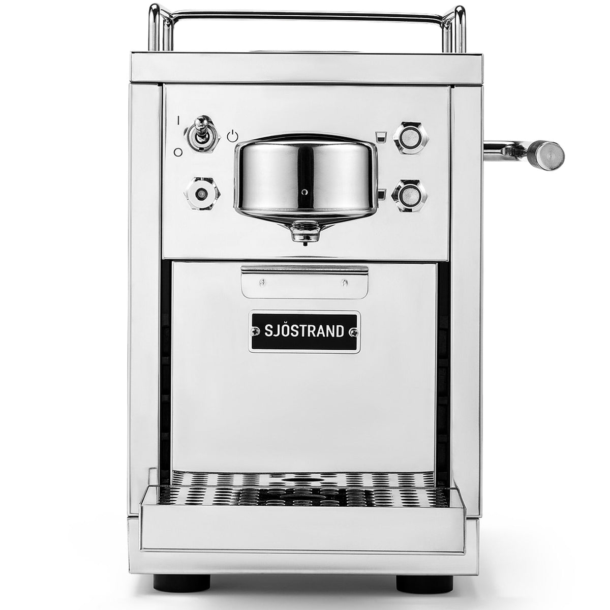 Sjöstrand Coffee The Original 2 kapselmaskine i poleret stål