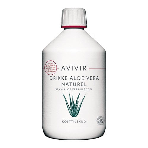 Flaske aloe vera drikke, 500 ml, fra Avivir