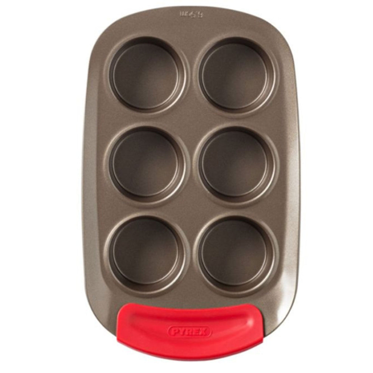 Pyrex Asimetria muffinsform til 6 muffins i kulstofstål