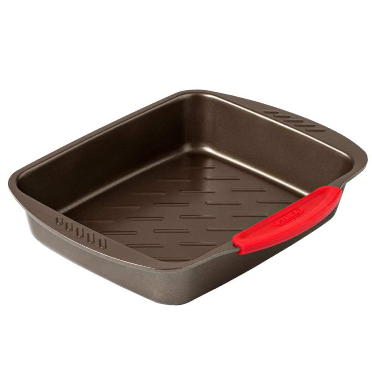 Pyrex Asimetria rektangulær ildfast form på 25 × 20 cm i kulstål