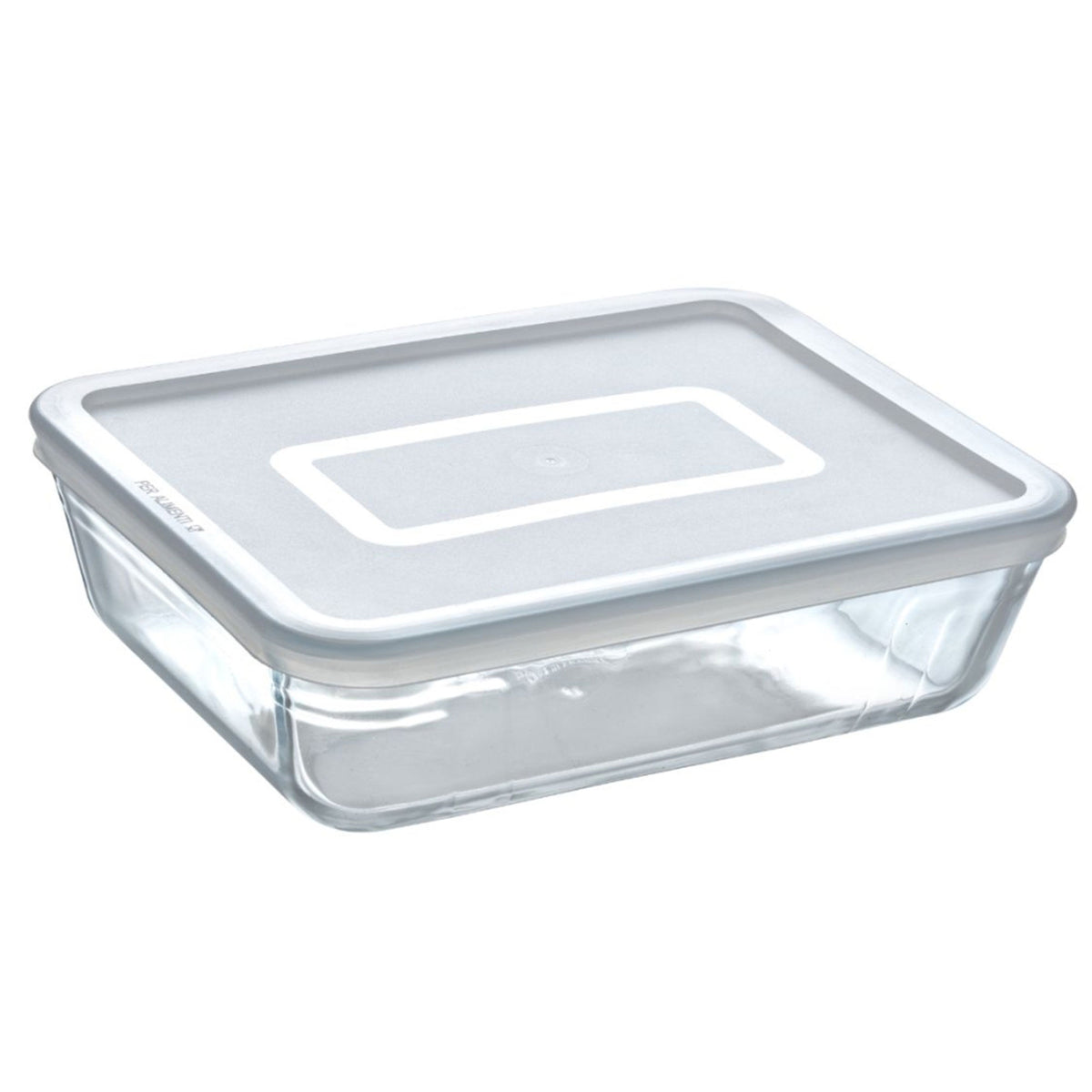 Rektangulær Pyrex Cook&Freeze opbevaringsboks i glas på 1,5 liter