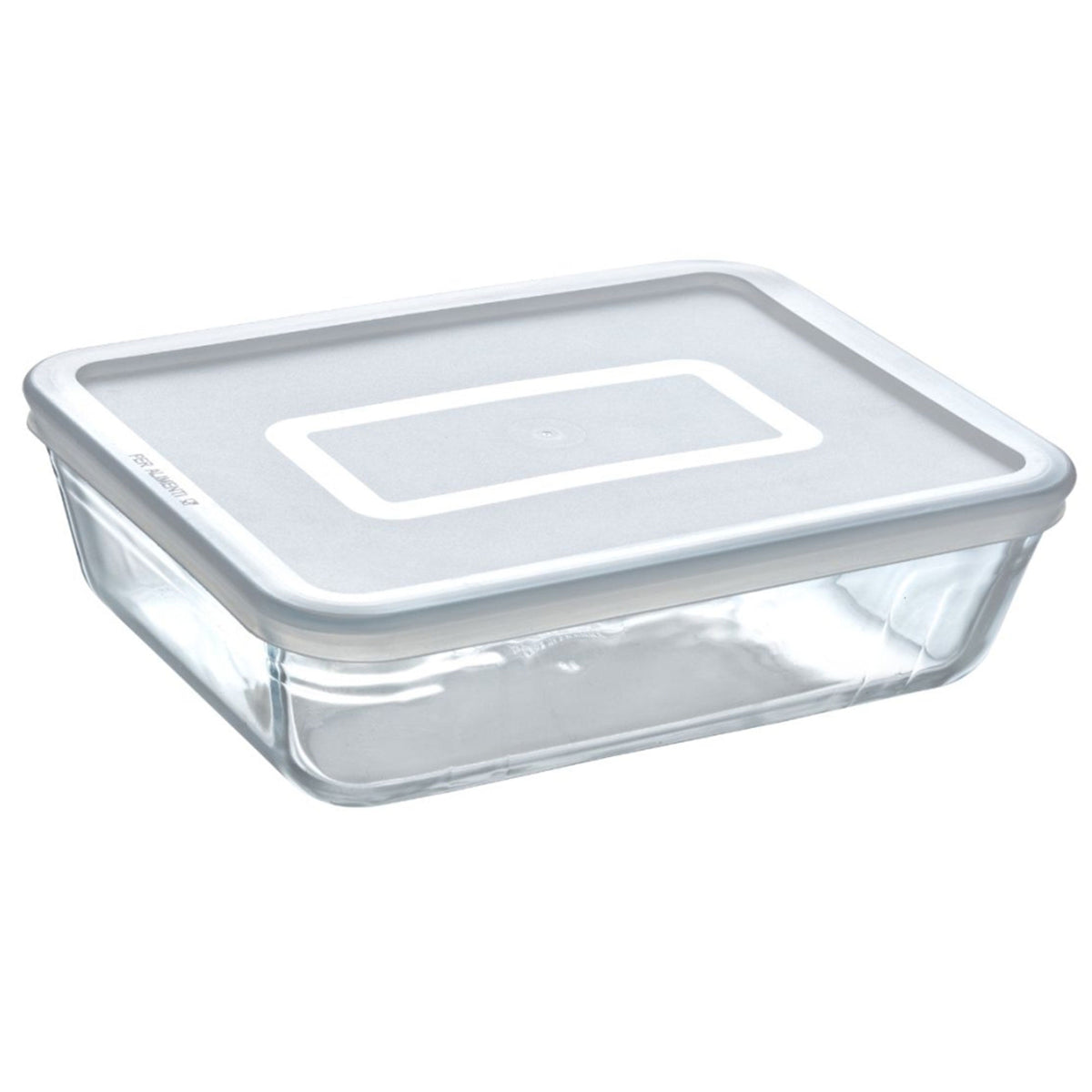 Rektangulær Pyrex Cook&Freeze opbevaringsboks i glas på 2,6 liter