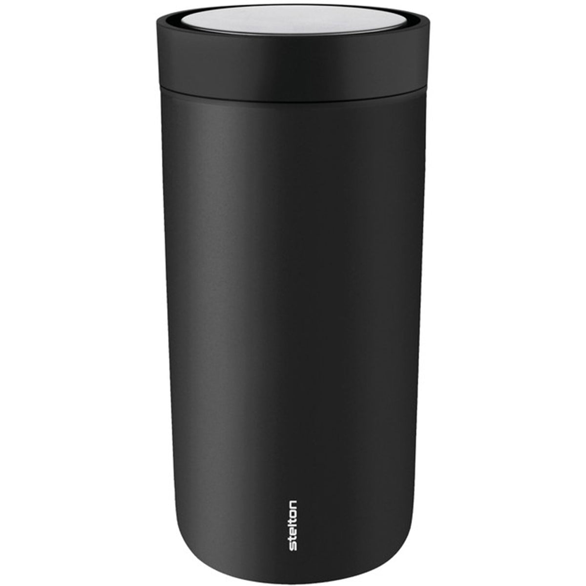 Stelton To Go Click termokrus på 0,4 liter i nuancen soft black