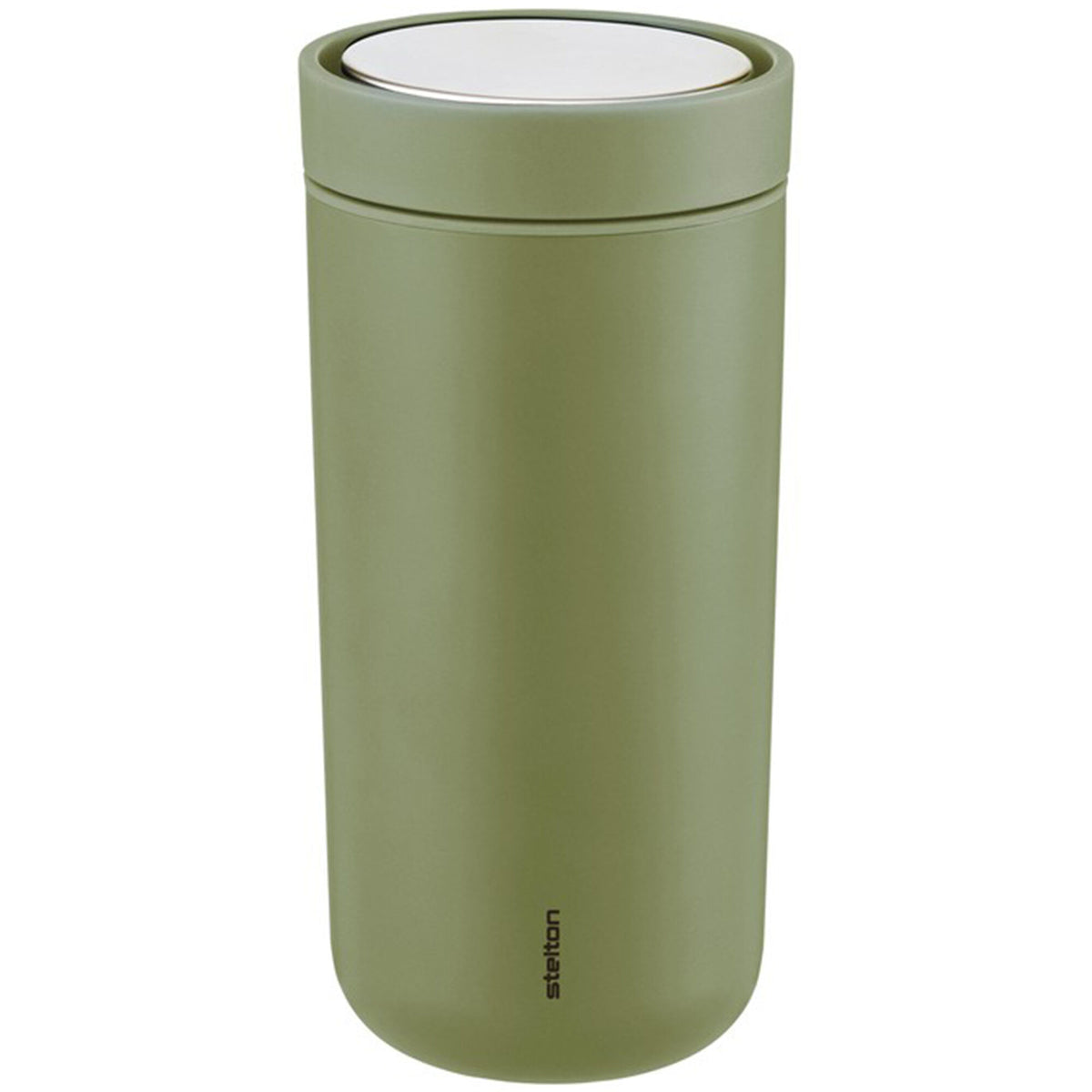 Stelton To Go Click termokrus på 0,4 liter i den bløde grønne nuance Soft fern green