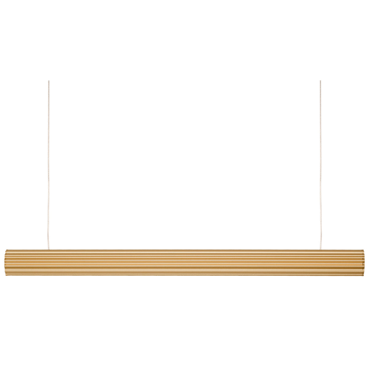 Aflang Edgeform Rate pendel på 55 cm i brass med gylden messingfinish