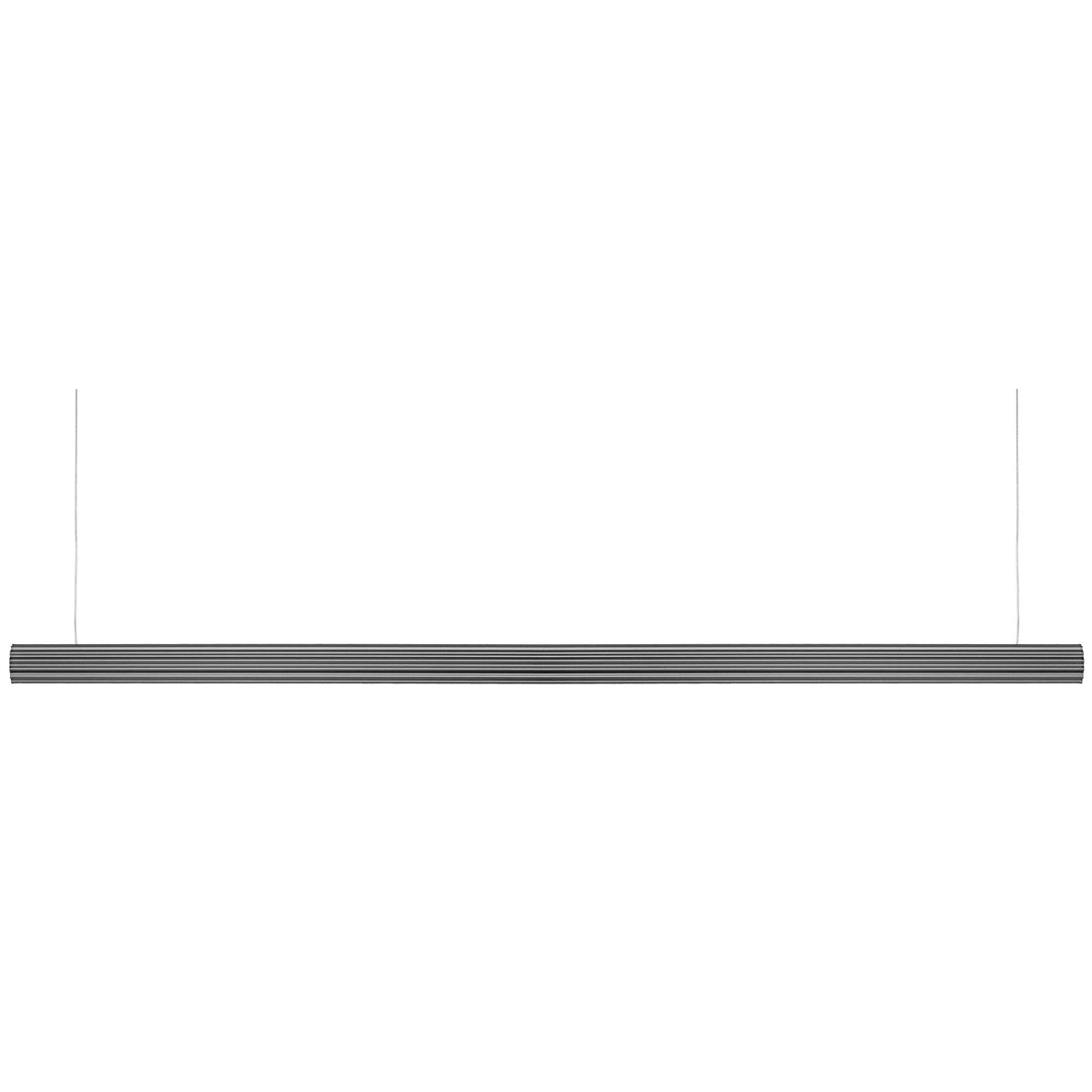 Edgeform Rate pendel i anthracite, 115 cm lang lineær loftlampe