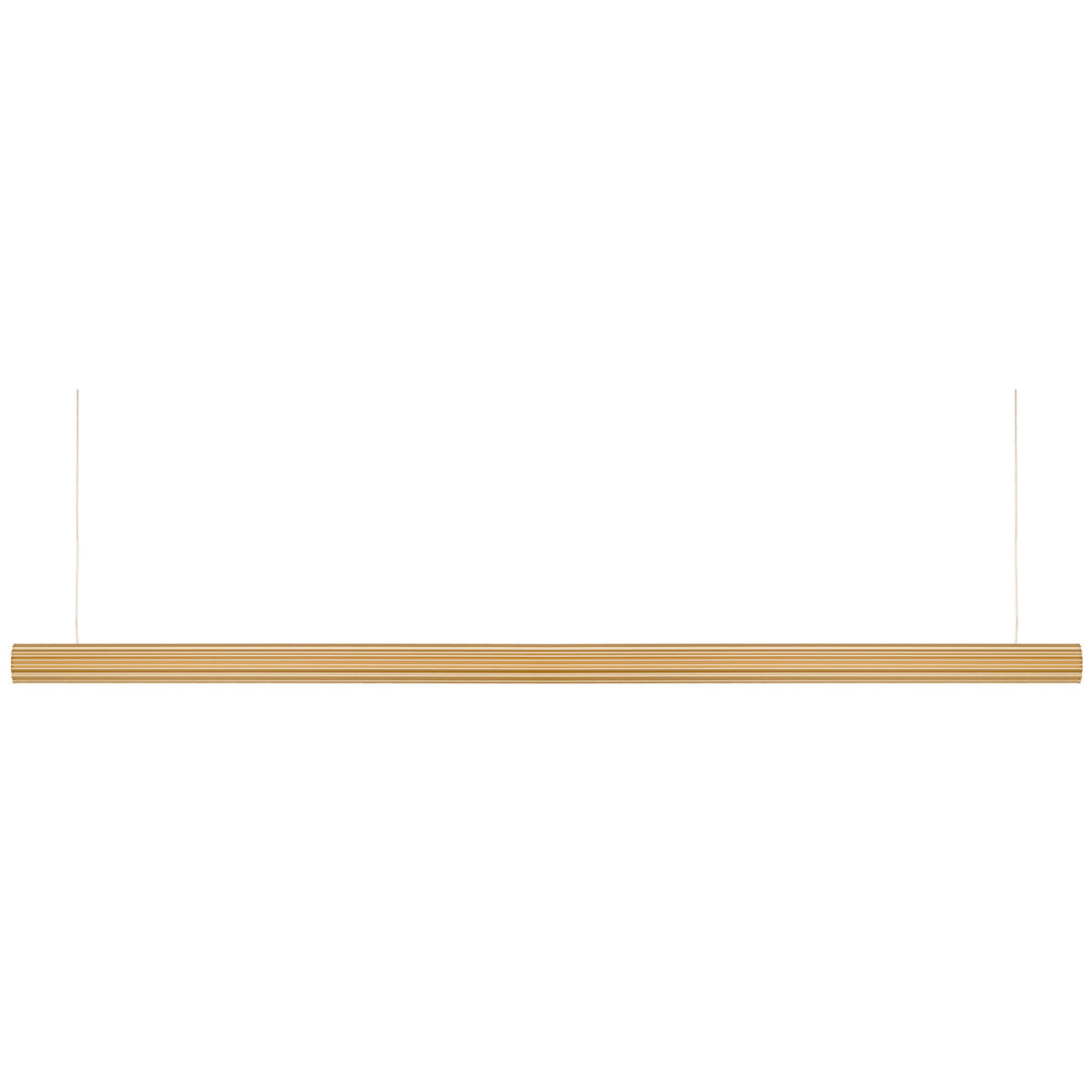 Edgeform Rate aflang pendel på 115 cm med gylden brass-finish