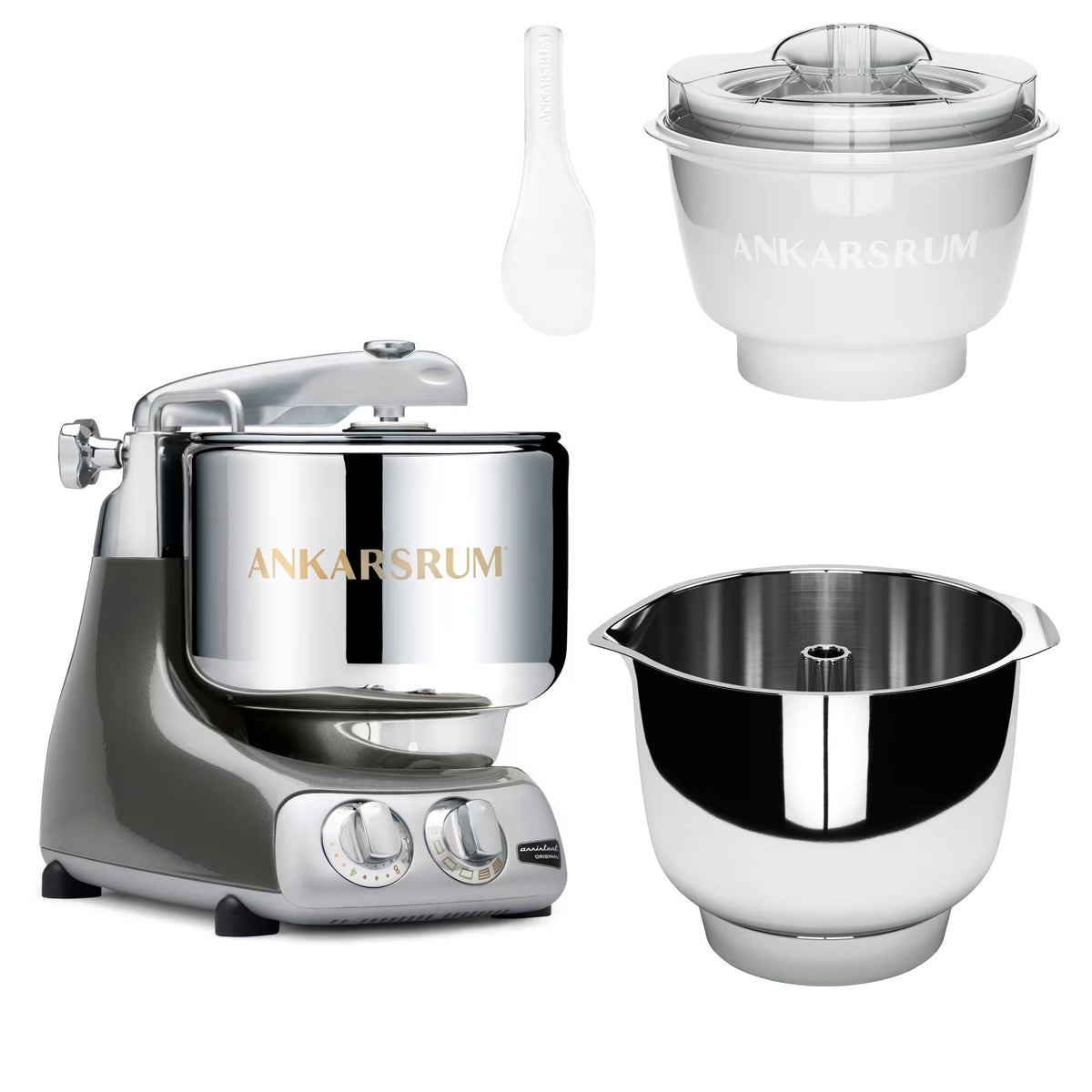 Ankarsrum Assistent Original AKM 6230 køkkenmaskine i black chrome