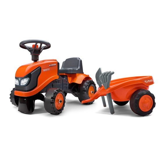 Se Falk - Baby Kubota ride-on traktor med trailer, rive og skovl 1-3 år ❤ Kæmpe udvalg i Falk - Køb online på udsalg og tilbud lige nu ❤ Billig fragt og hurtig levering - Varenummer: Bolig&Haven-40735477596311 og barcode / Ean: 3016200026037 på lager - Udsalg på Spar helt op til 73% - Over 2.739 kendte brands på udsalg