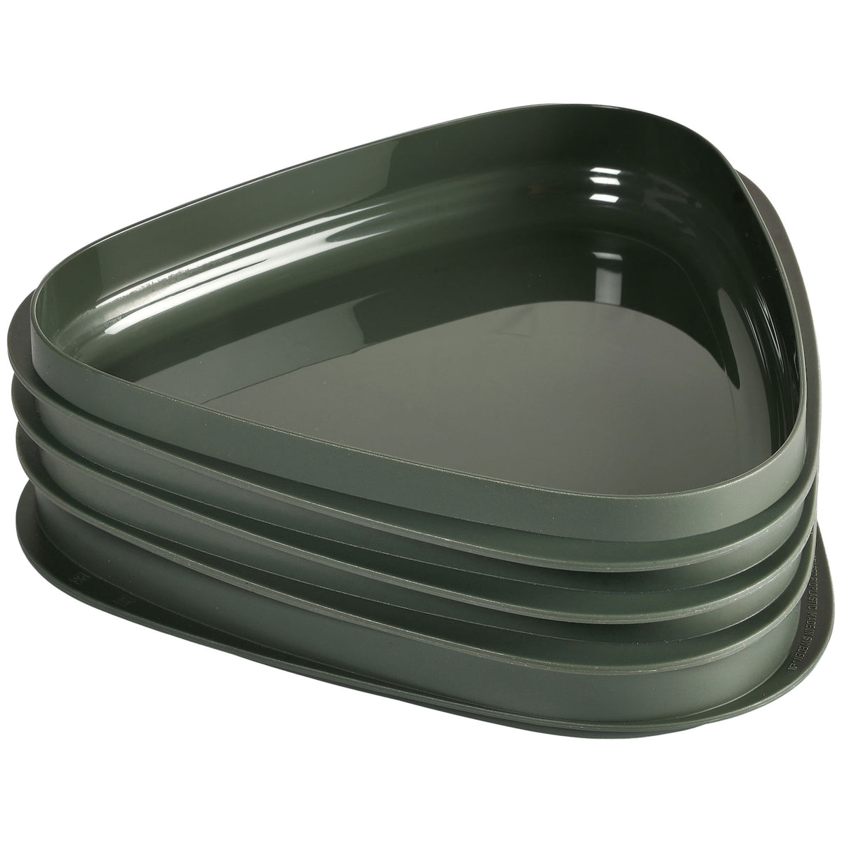Fire stabelbare turtallerkener i sage green fra Light My Fire, StackPlate