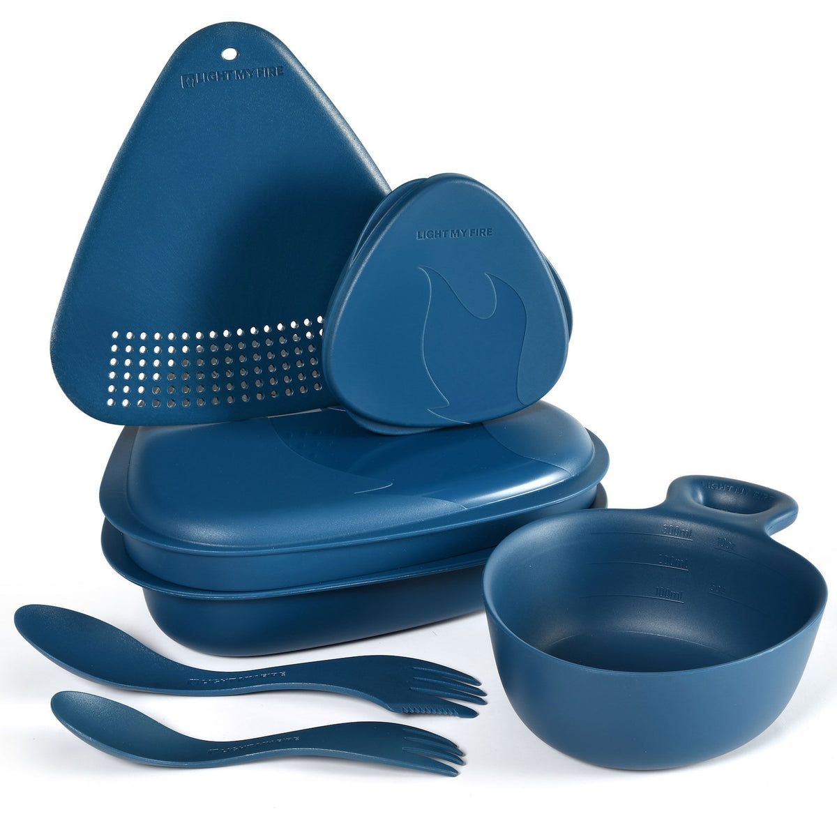 Light My Fire MealKit 2.0 madkasse og tursæt i hazy blue