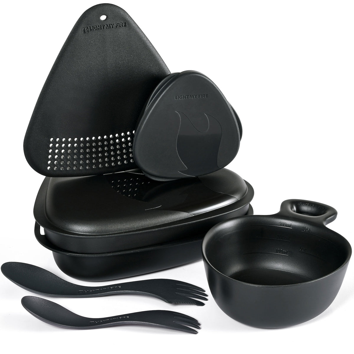 Light My Fire MealKit 2.0 madkasse i sort til tur og udflugt
