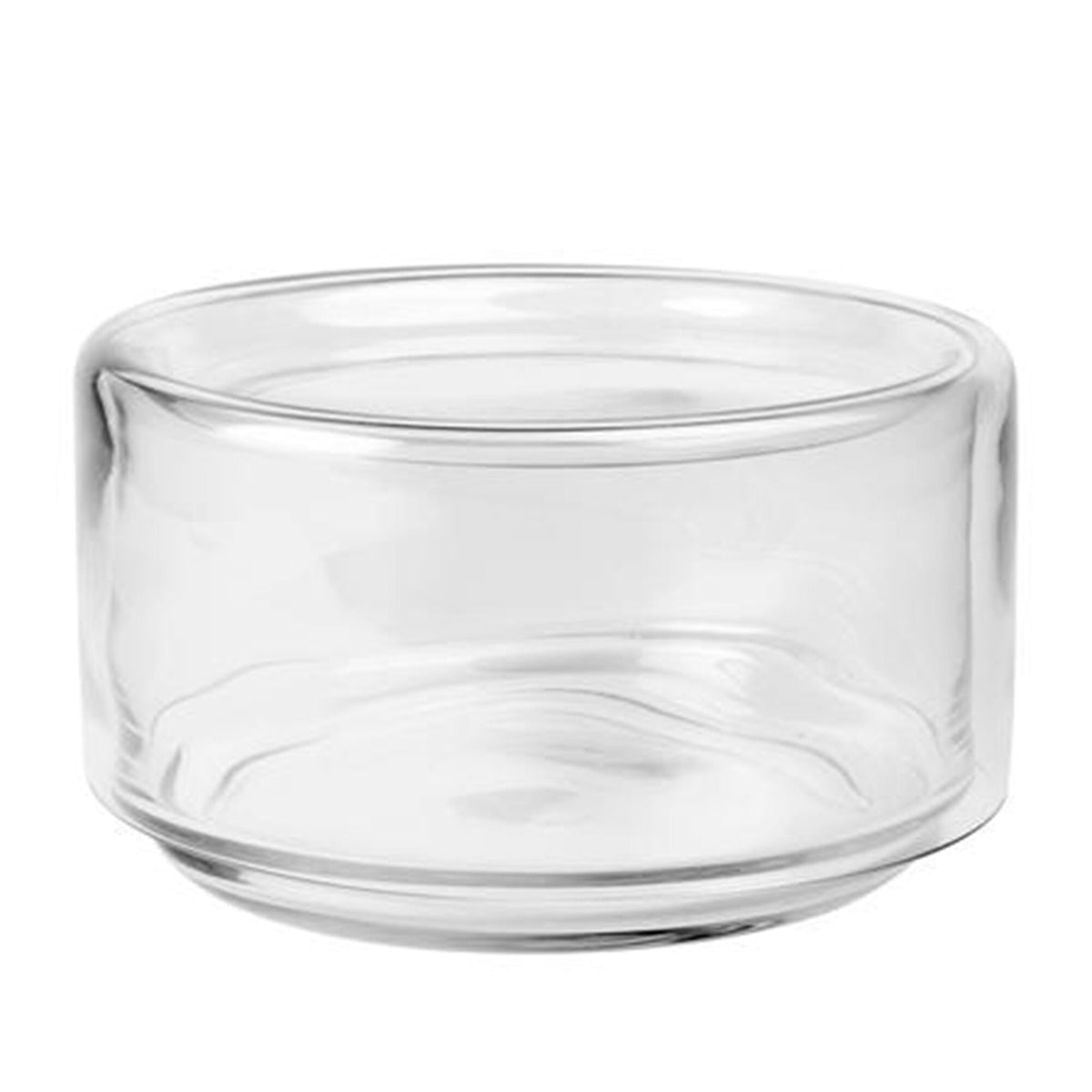 Broste Sylvia serveringsskål i klart glas, 21 cm i diameter