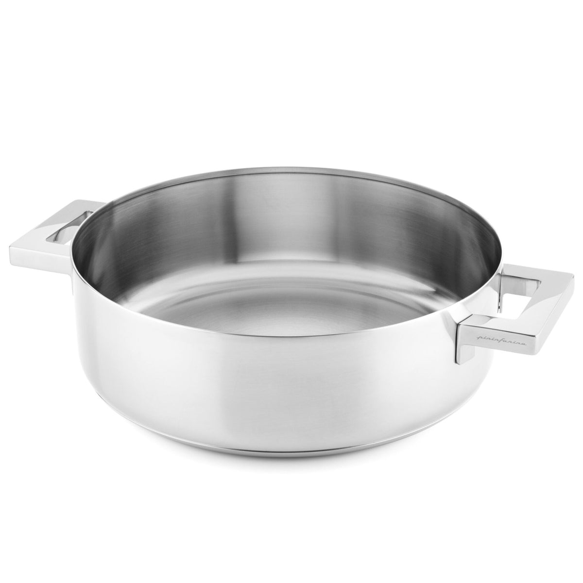 Traktørpande på 28 cm i rustfrit stål med to håndtag, Mepra Stile