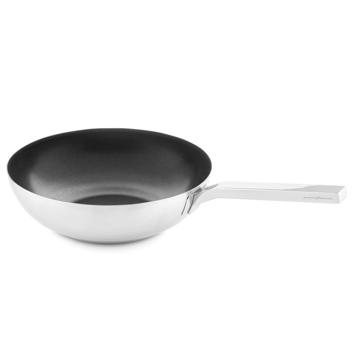Mepra Stile wokpande 28 cm i rustfrit stål, designet af Pininfarina
