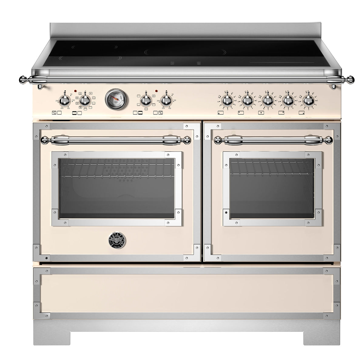 Bertazzoni Heritage HER105I2EAVT2 induktionskomfur 100 cm i elfenbenshvid med to ovne