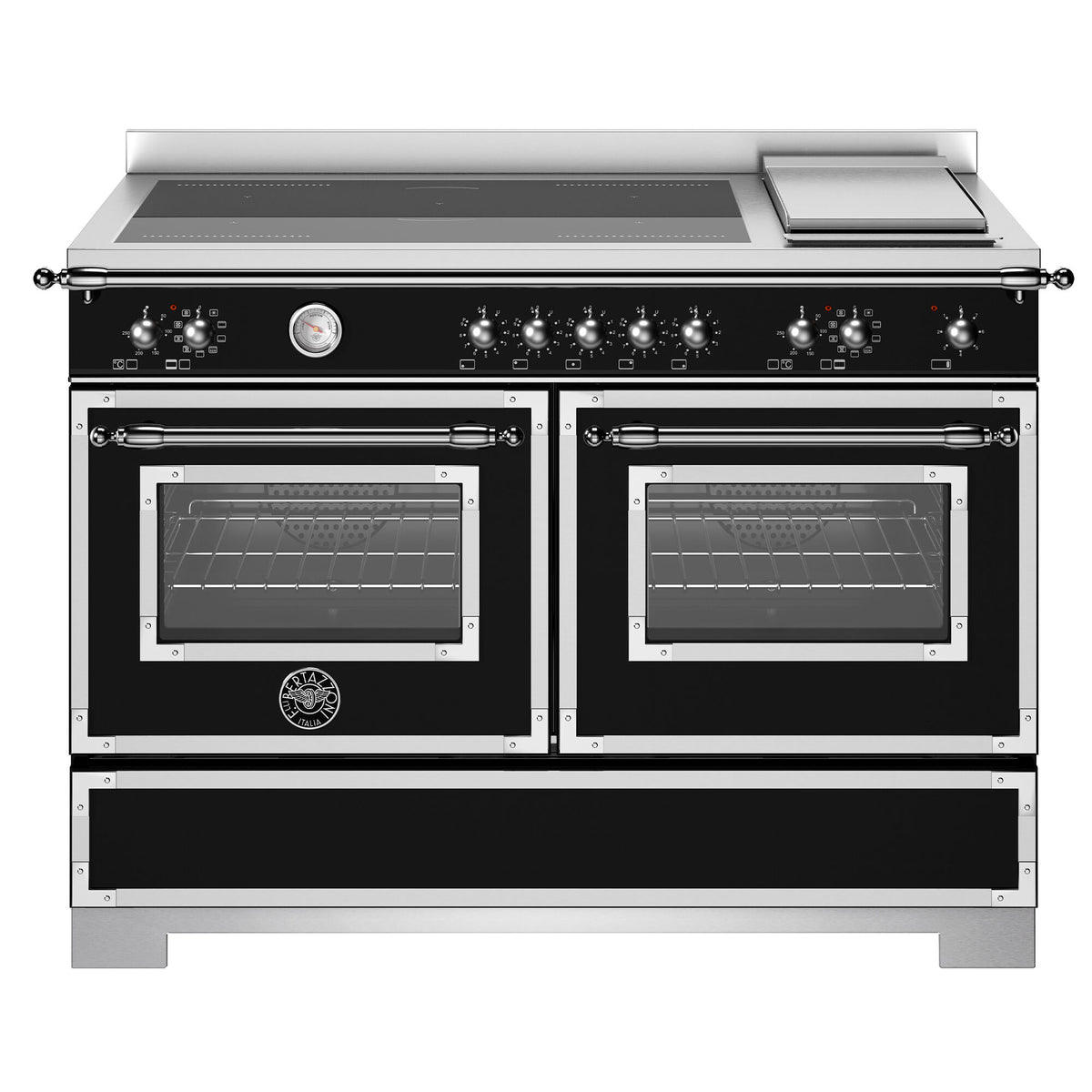 Bertazzoni Heritage HER125I2ENET2 induktionskomfur på 120 cm i mat sort