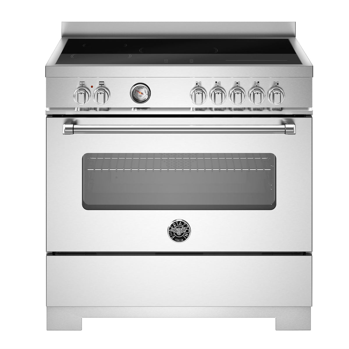Bertazzoni Master MAS95I1EXT2 induktionskomfur på 90 cm i rustfrit stål
