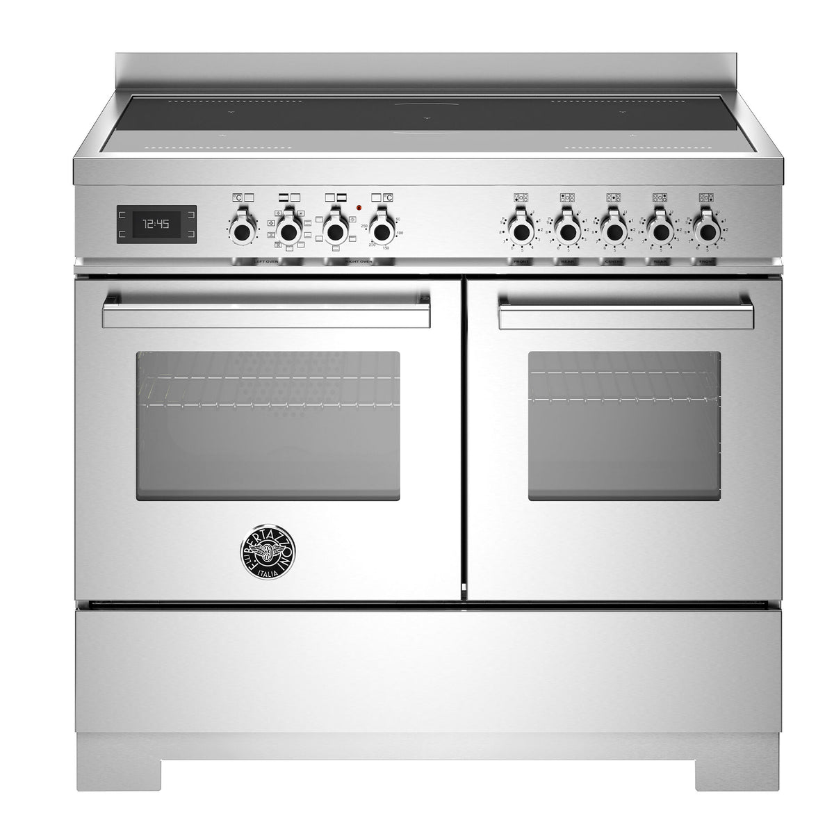 Bertazzoni Professional PRO105I2EXT2 induktionskomfur på 100 cm i rustfrit stål
