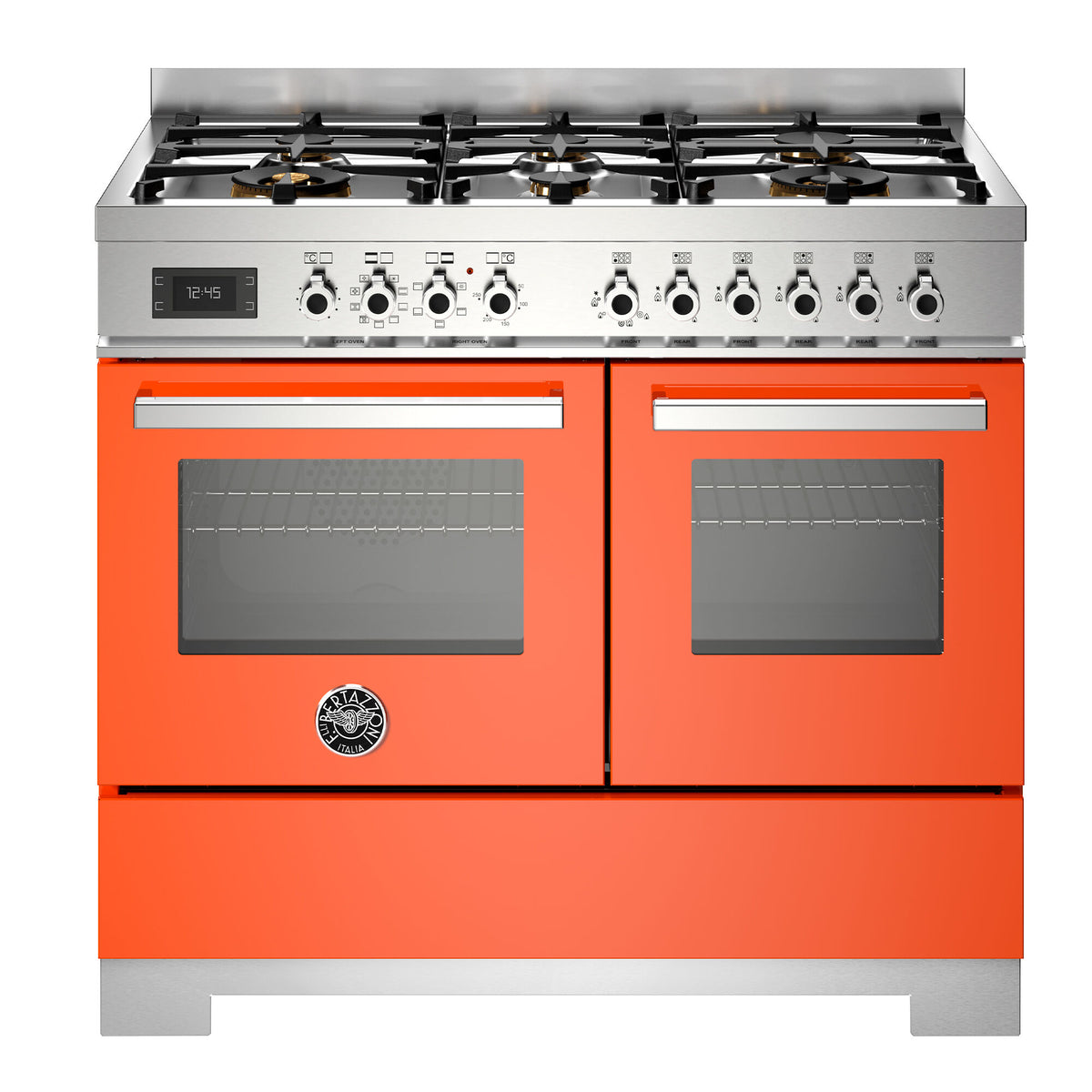 Bertazzoni Professional gaskomfur 100 cm i højglansende orange