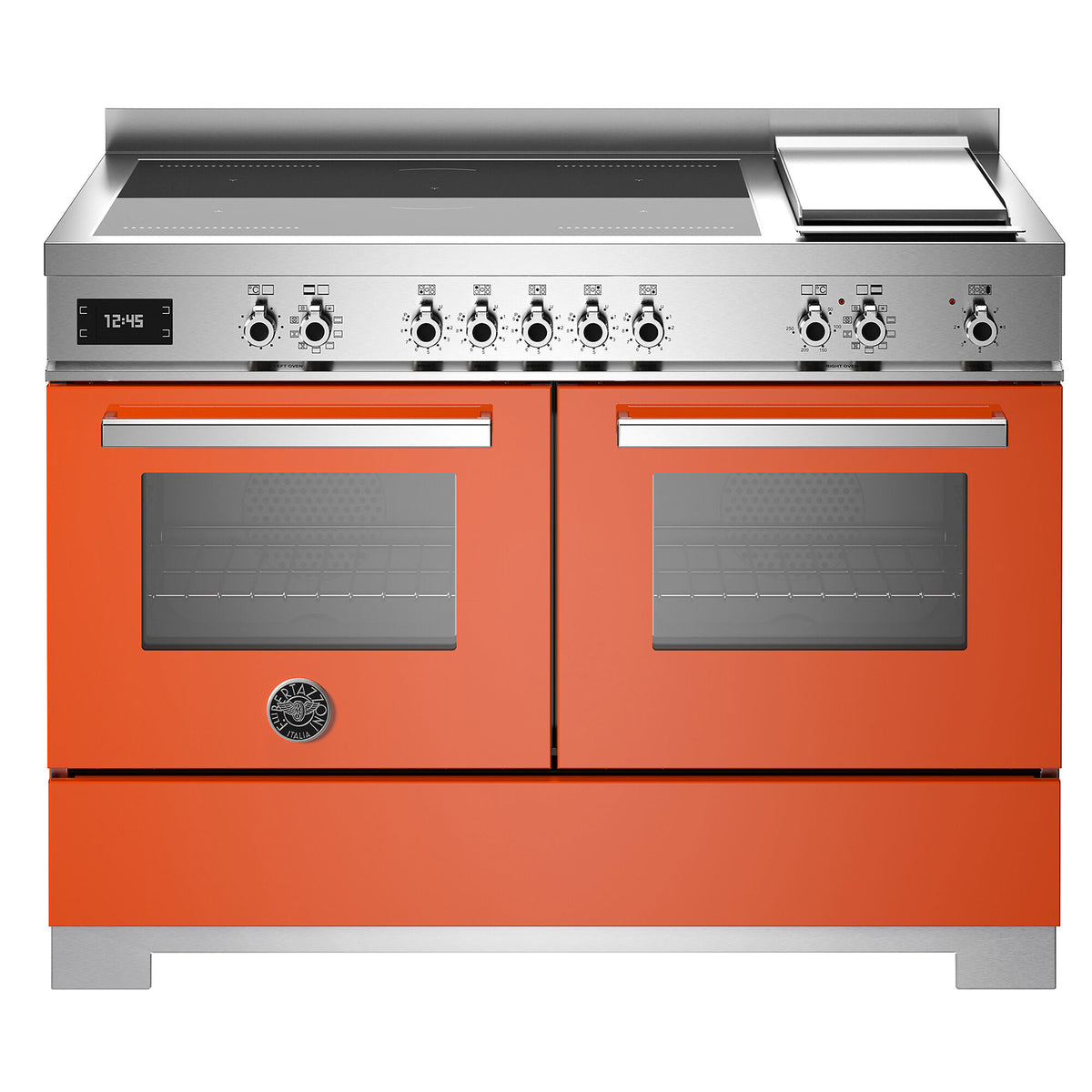 Orange Bertazzoni Professional induktionskomfur på 120 cm