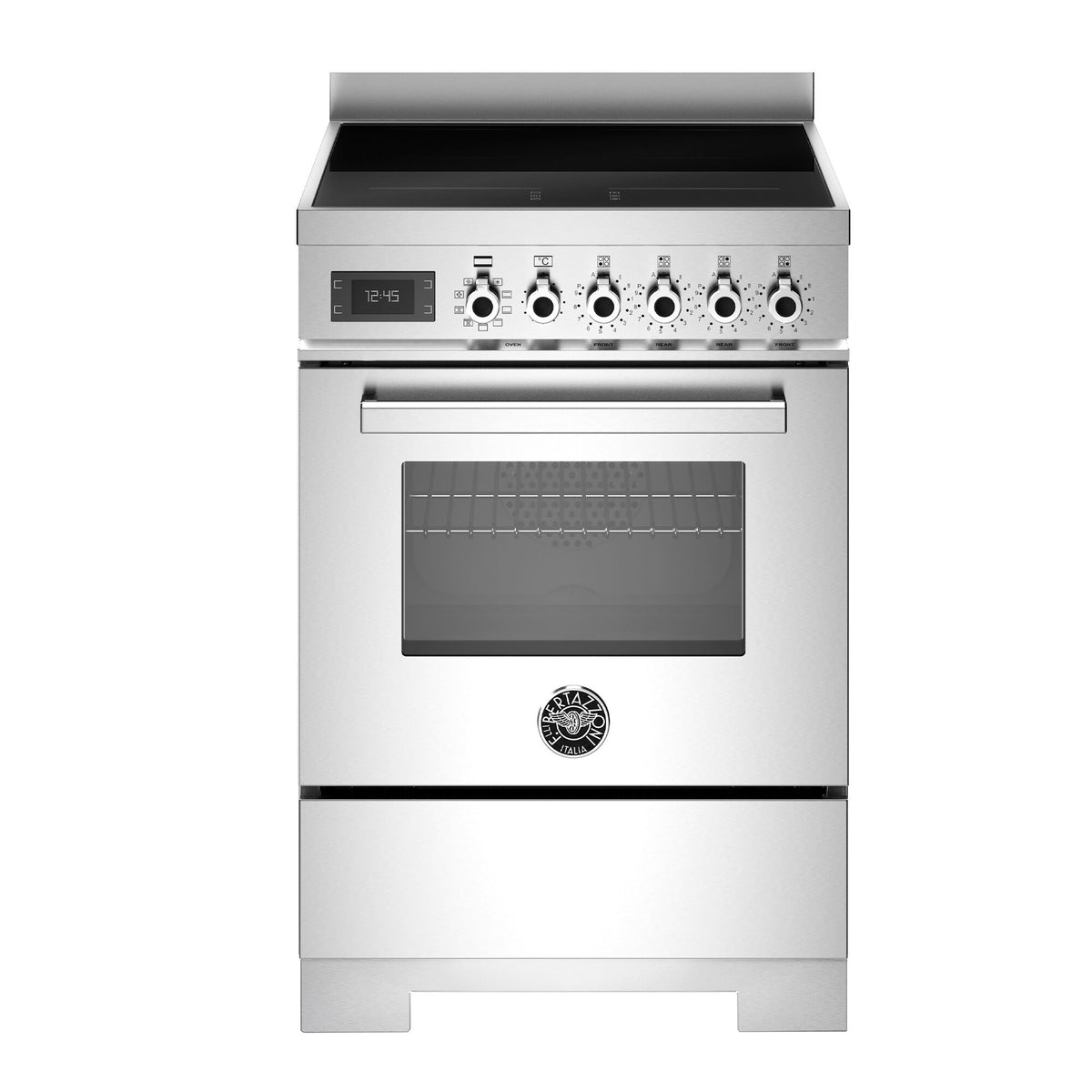 Bertazzoni Professional induktionskomfur 60 cm i rustfrit stål