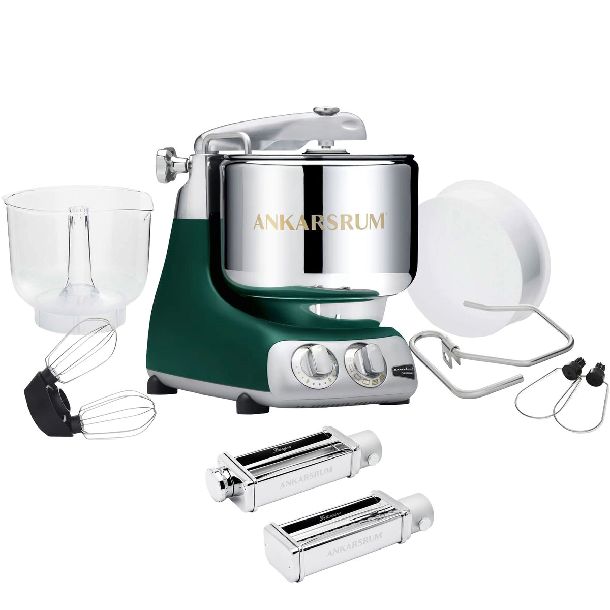 Ankarsrum Assistent Original AKM 6230 køkkenmaskine i Forest Green