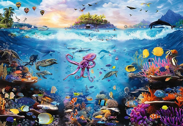 Trefl puslespil Dive into Underwater Paradise (UFT) med 13500 brikker