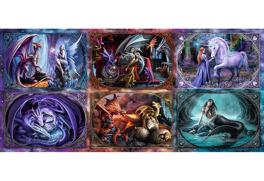 Trefl puslespil Anne Stokes - Fantasy Creatures (UFT) med 9000 brikker