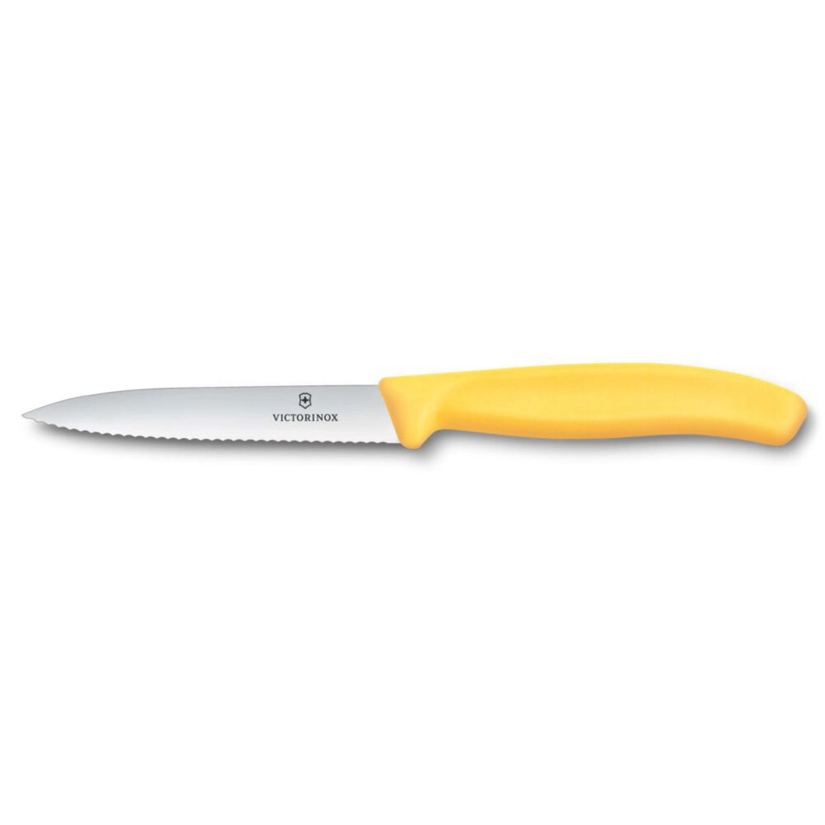 Gul Victorinox Swiss Classic tomatkniv med 10 cm blad