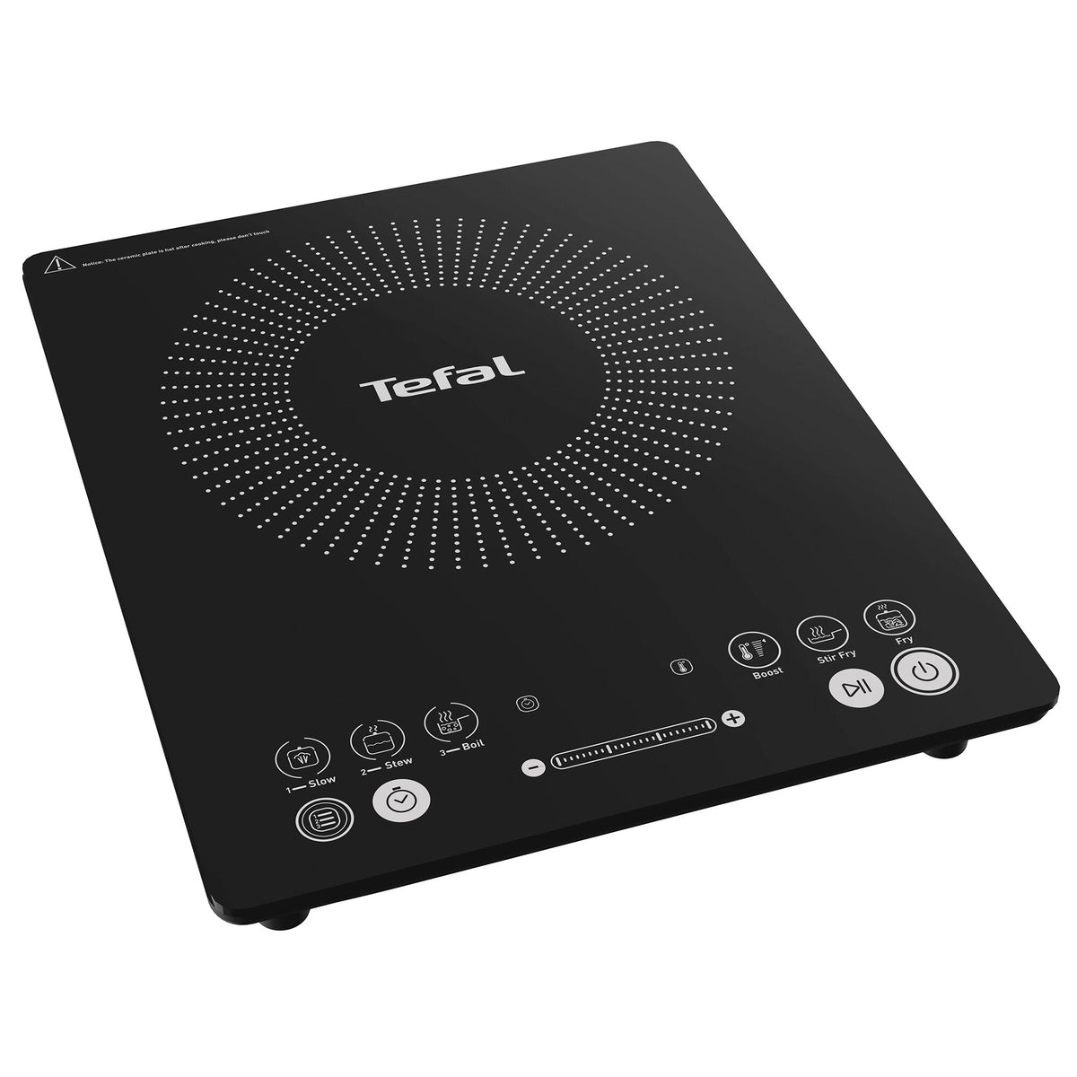 Tefal Slim Induction Hob, transportabel induktionskogeplade i kompakt design