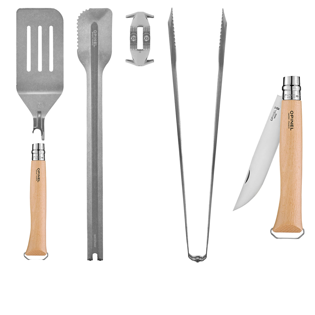 Opinel grillsæt med redskaber til grillen