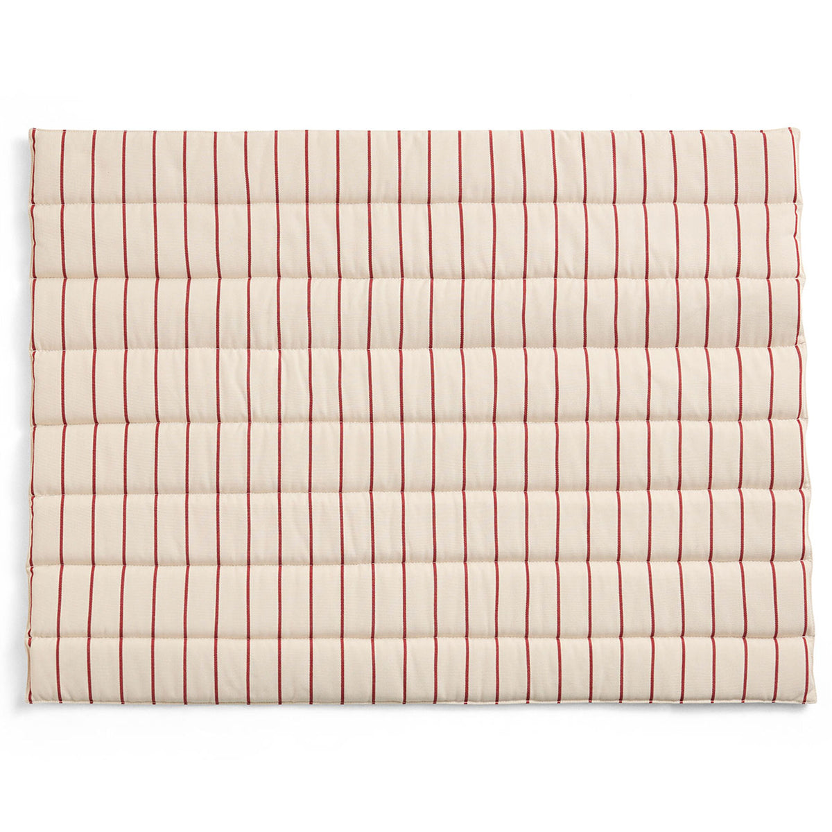 Hay Outdoor Market sofapude i beige med rød stribe, formgivet af Jasper Morrison