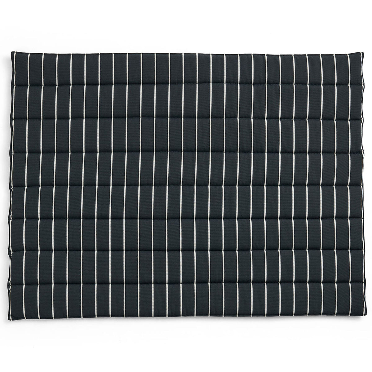Sort Hay Outdoor Market sofapude med elegant beige stribe, designet af Jasper Morrison