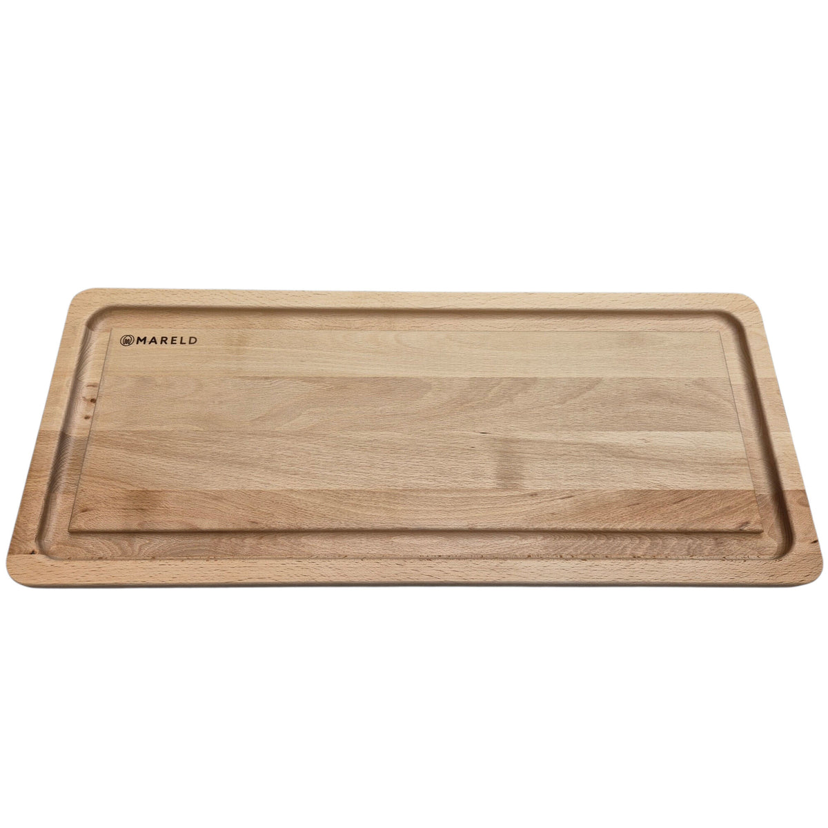 Mareld skærebræt i massiv bøg på 56 x 24 x 2 cm