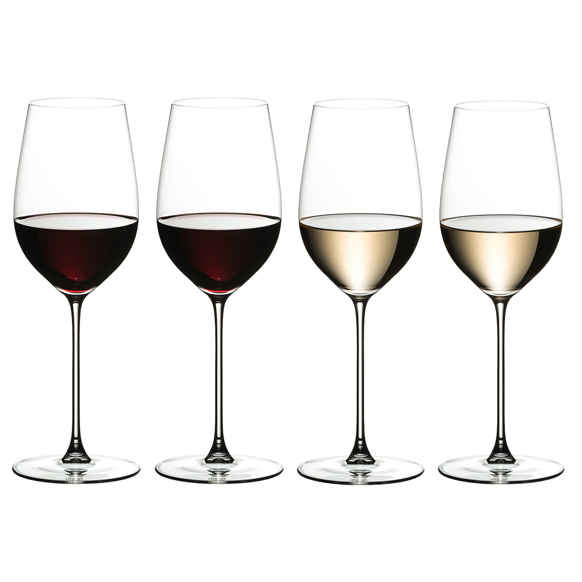 Riedel Veritas Cabernet/Merlot rødvinsglas, 70,9 cl, 4 stk. med tynd bowle