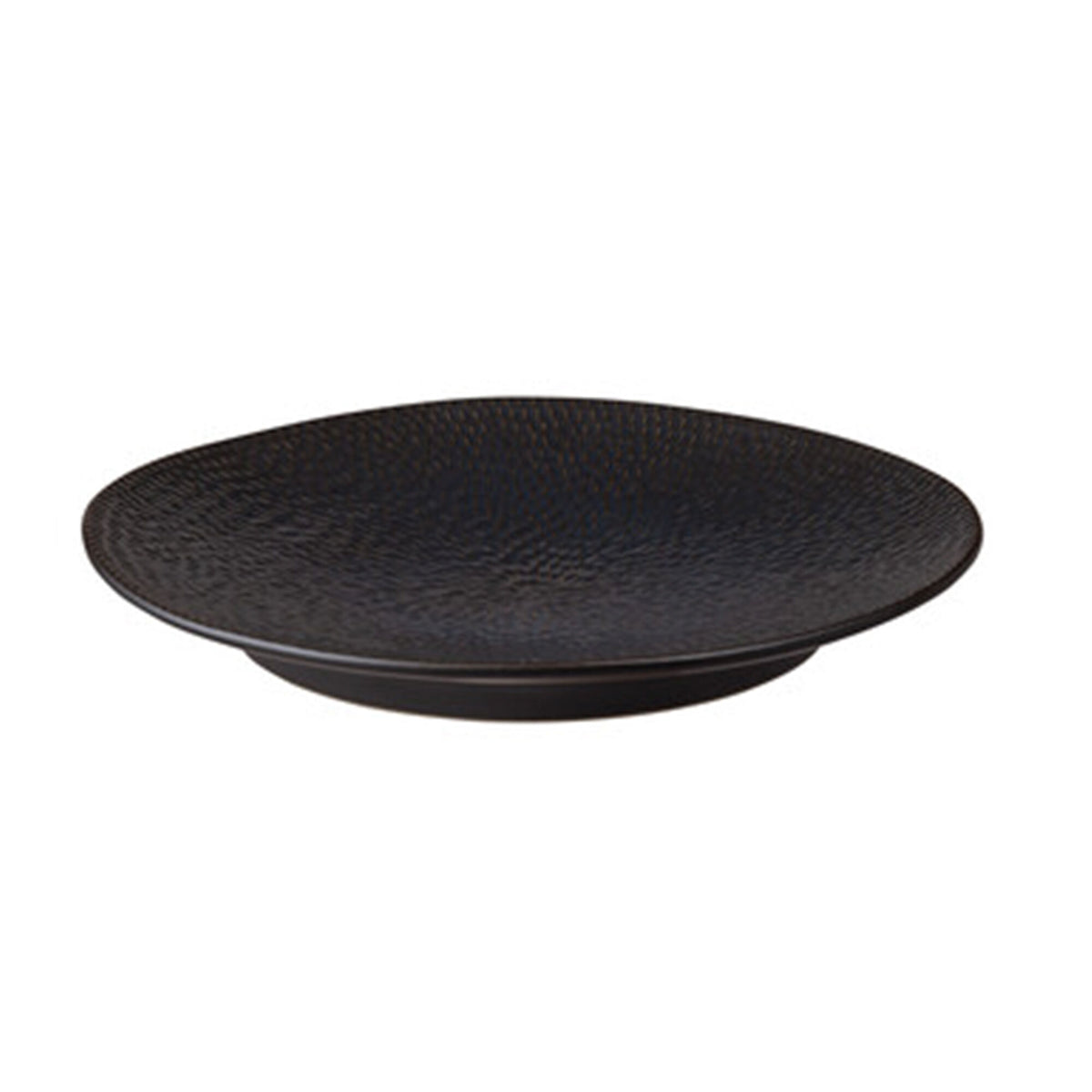 Sort serveringsfad på 27,5 cm fra Denby, serien Grain Chia