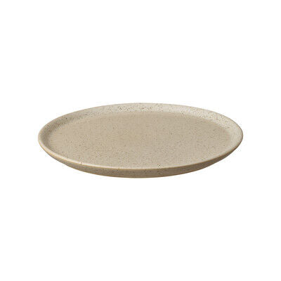 Hvid Denby Grain Wheat assiet i stentøj, diameter 20 cm