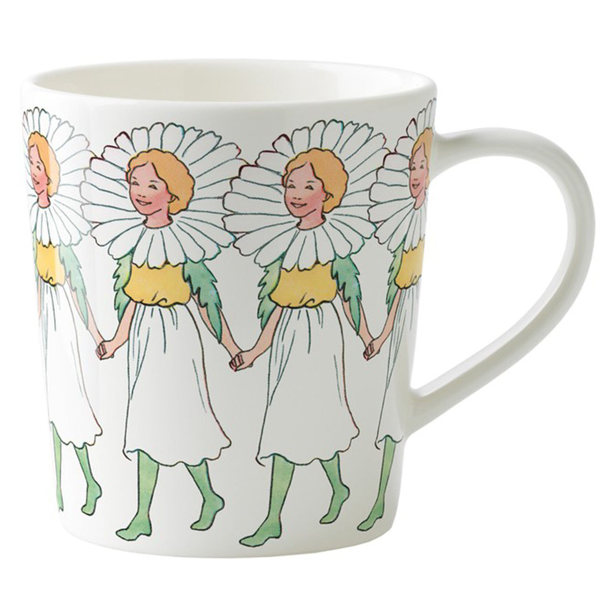 Design House Stockholm Elsa Beskow krus med hank og margueritmotiv
