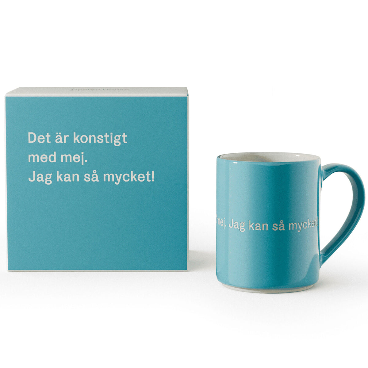 Krus på 35 cl fra Design House Stockholm med citat fra Astrid Lindgren