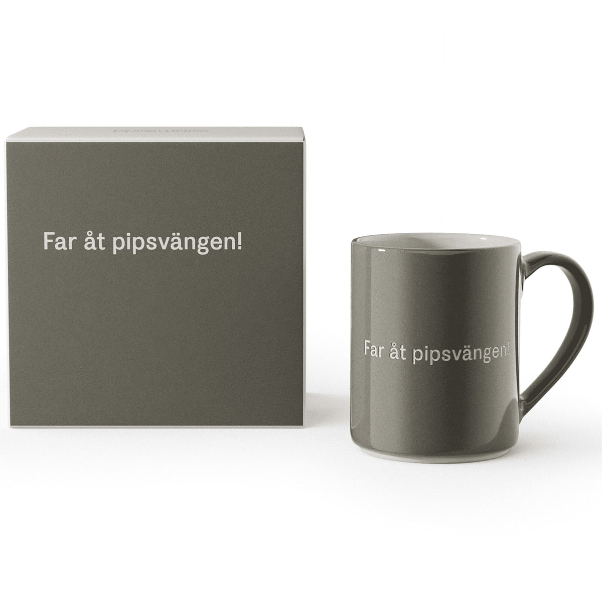 Design House Stockholm Astrid Lindgren krus 35 cl med citatet Far åt pipsvängen