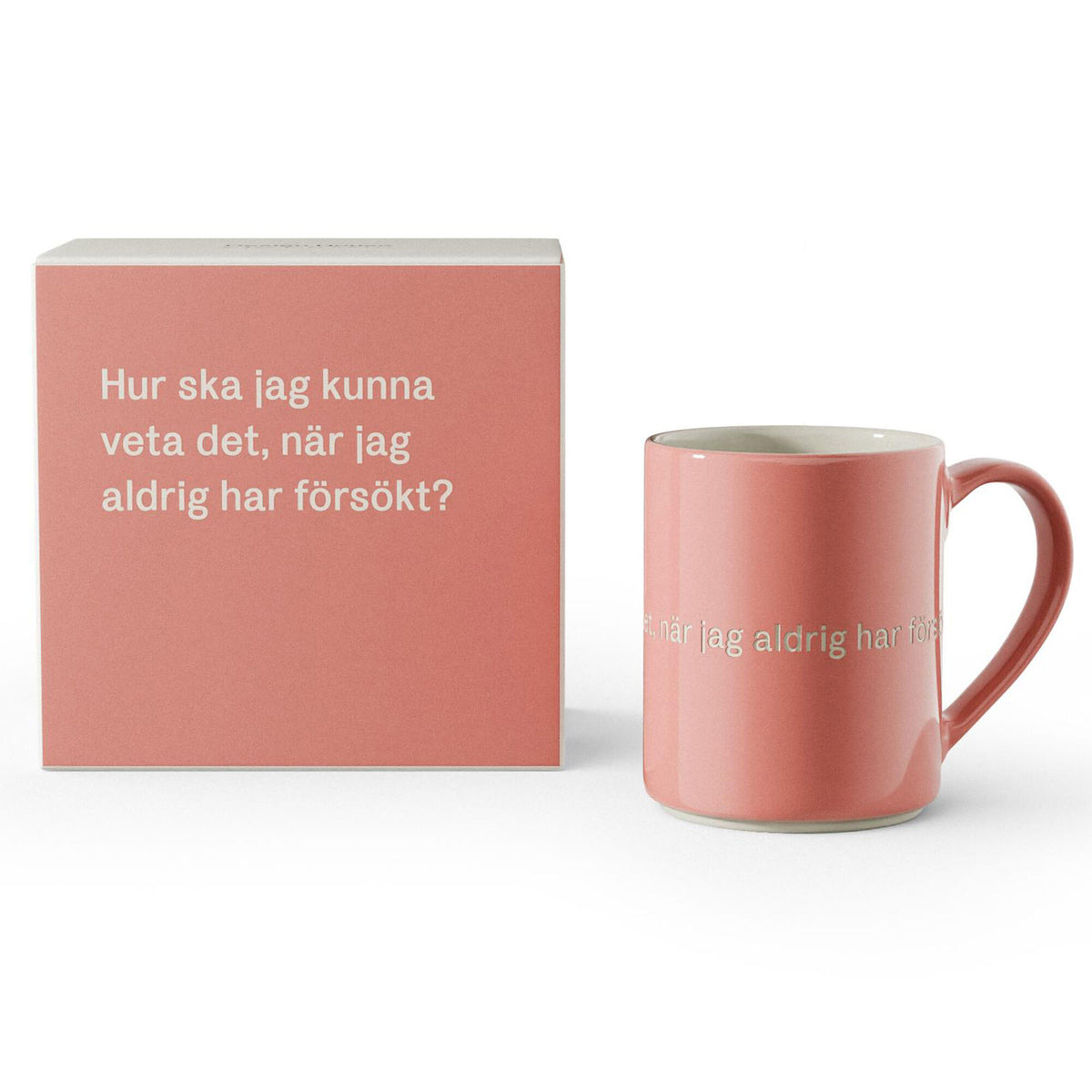 Design House Stockholm Astrid Lindgren krus på 35 cl med citat på svensk