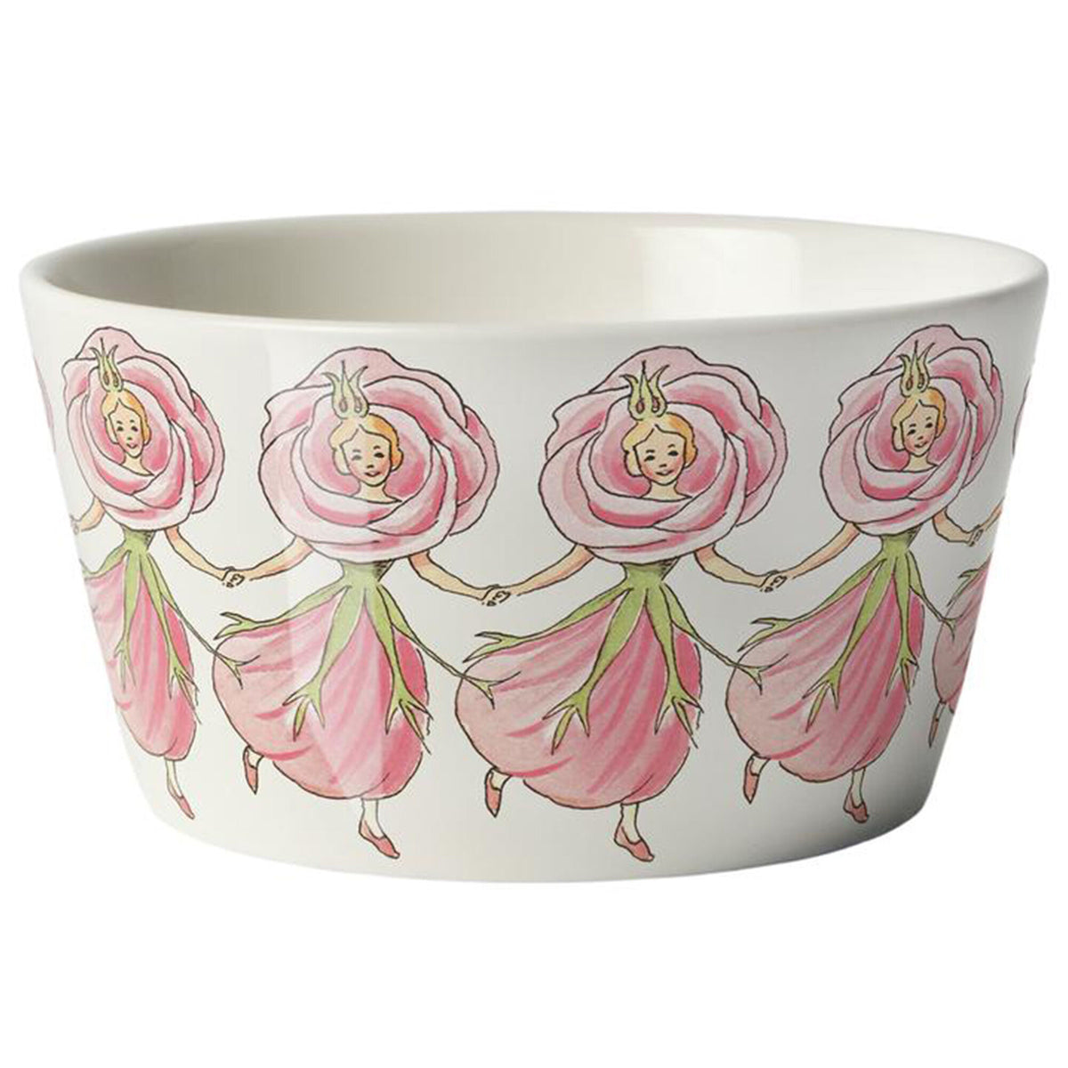 Design House Stockholm Elsa Beskow skål på 50 cl i rose med illustreret motiv