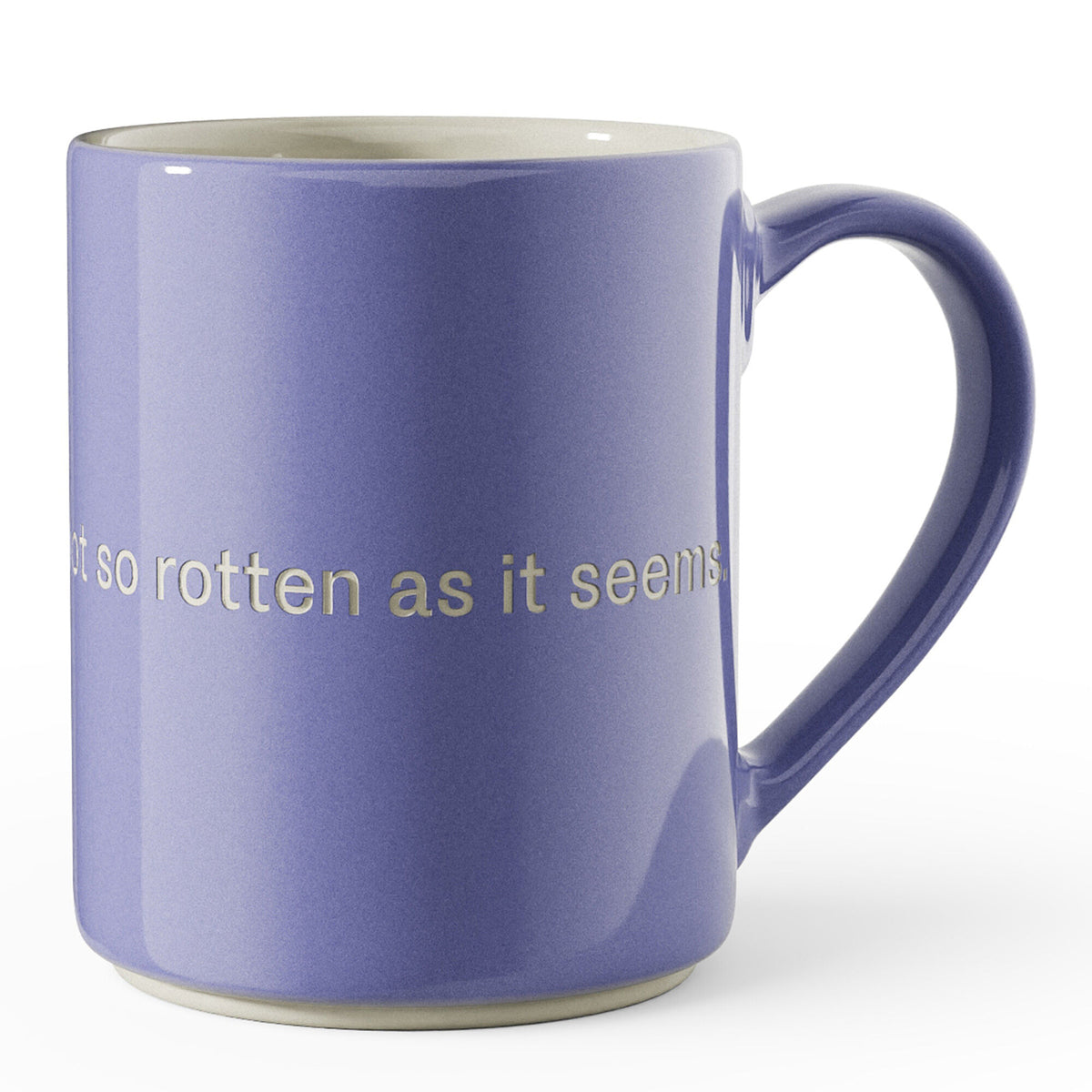 Astrid Lindgren krus fra Design House Stockholm med citatet life is not so rotten as it seems