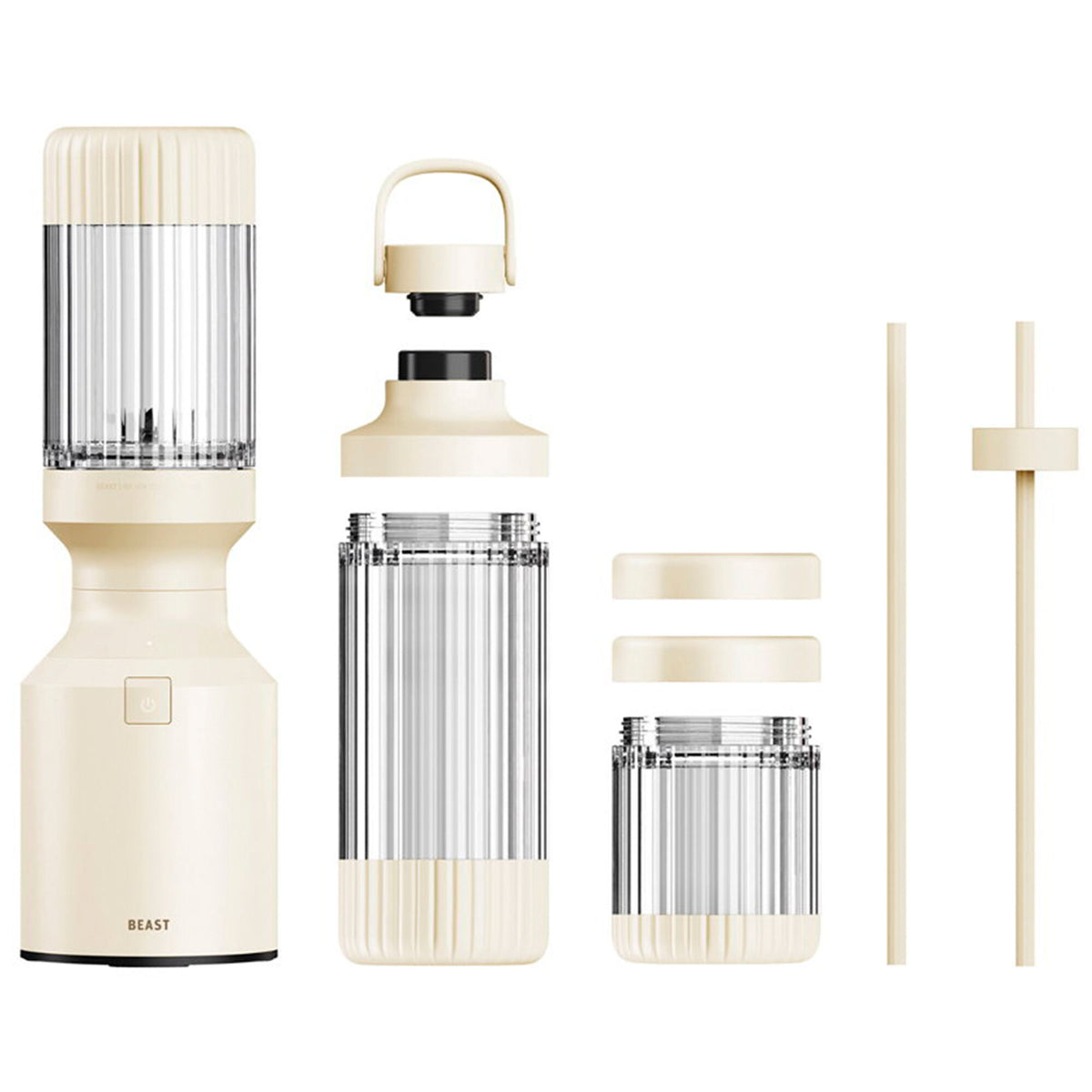 Beast Mighty Plus 850 blender på 850 watt i sandfarvet udførelse