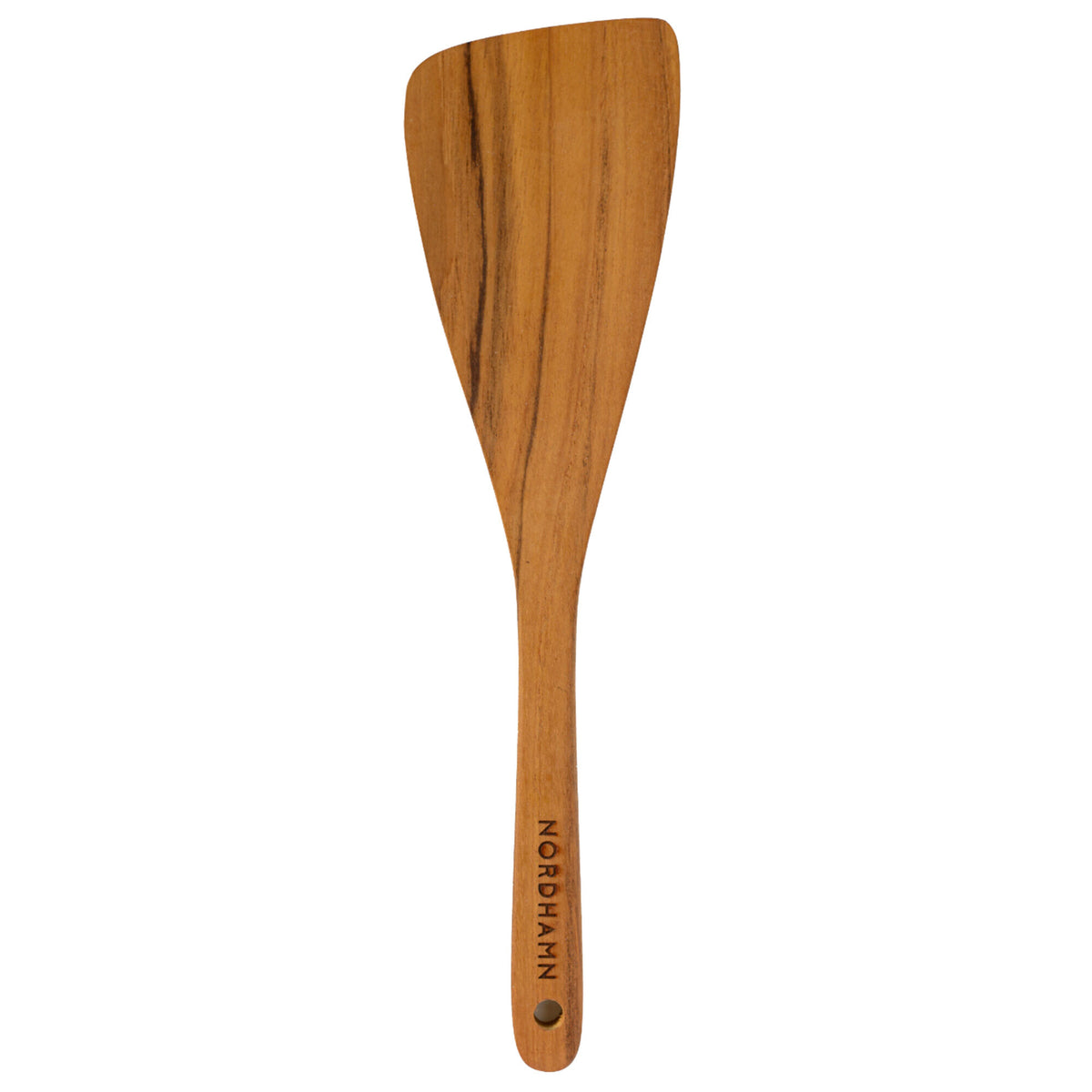 Nordhamn tynd paletkniv i naturolieret teak på 29 x 8 cm