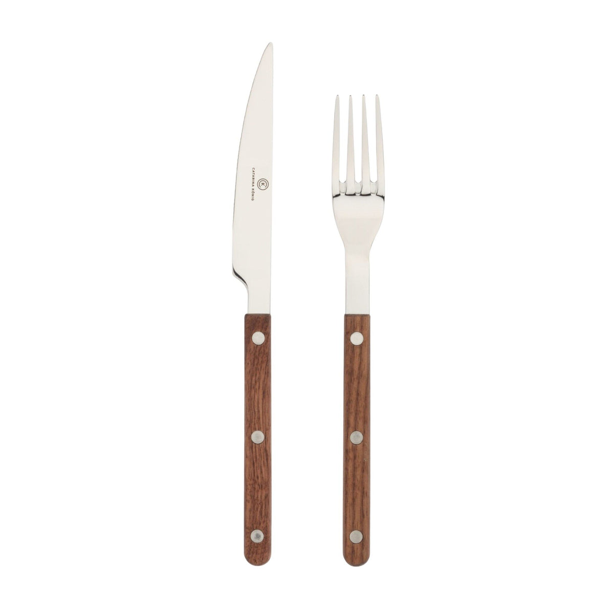 Catarina König grillbestik fra Wood Collection i sæt med 12 dele