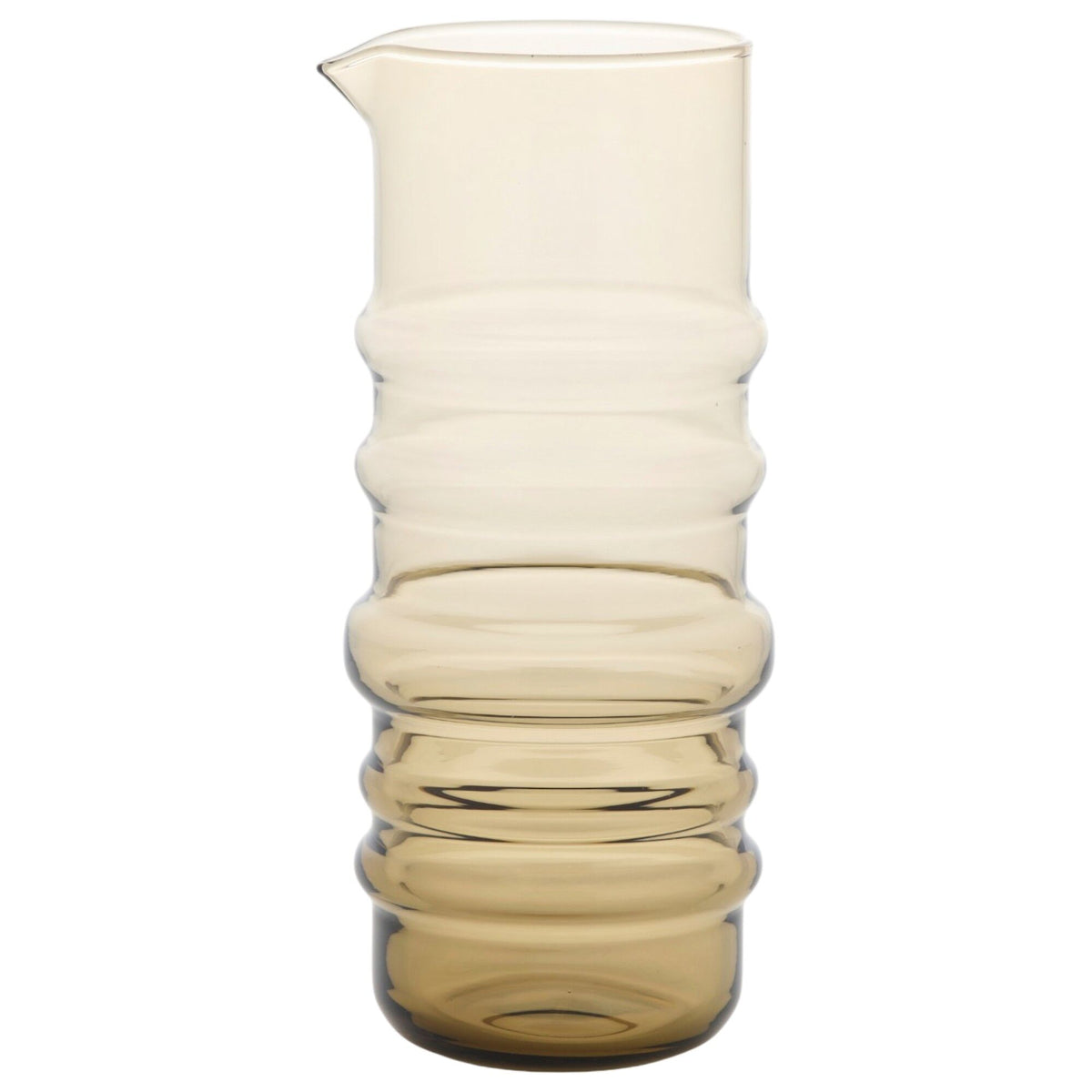 Marimekko Sukat Makkaralla kande i brunt glas med bølgende silhuet, 1 liter
