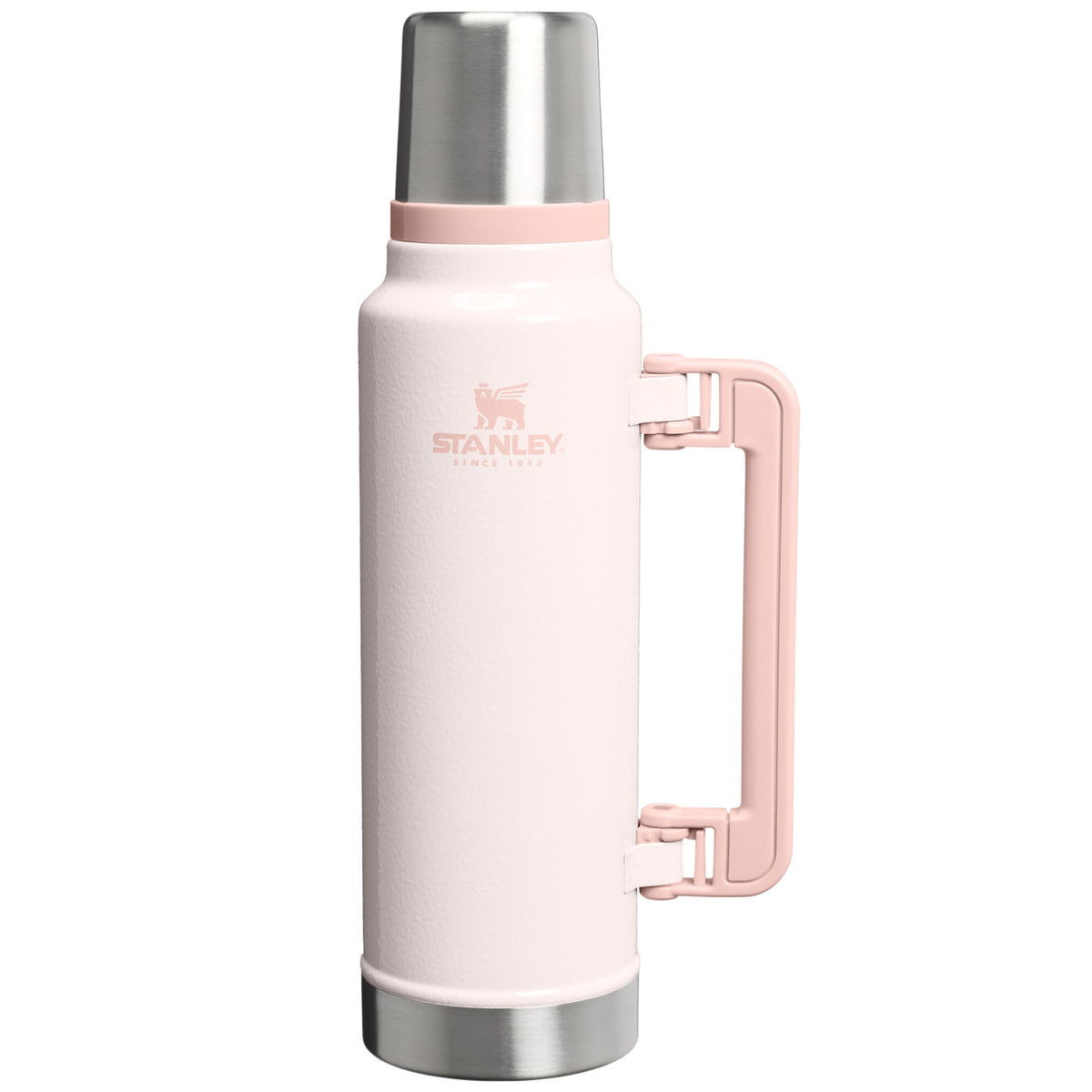 Stanley Legendary Classic termoflaske på 1,4 liter i Hammertone Rose Quartz