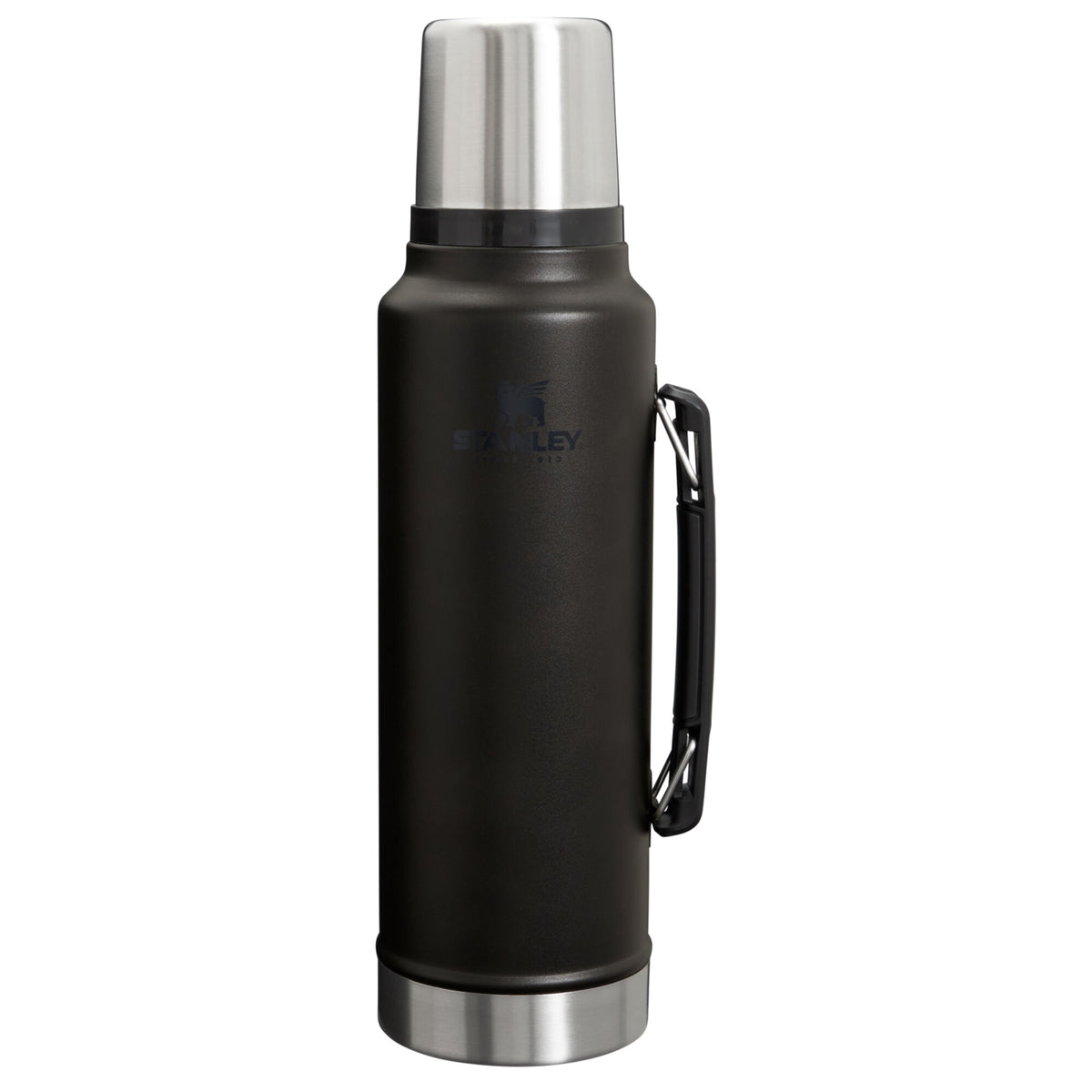 Sort Stanley Legendary Classic termoflaske med en kapacitet på 1,4 liter
